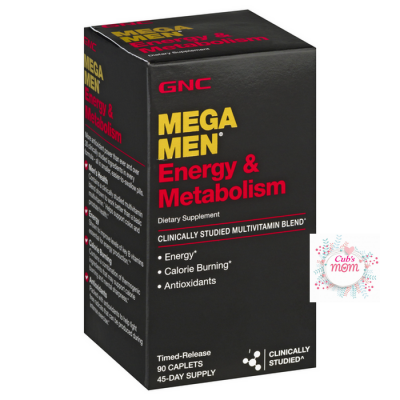 Multivitamin tổng hợp GNC - Vitamin chuyển hóa năng lượng GNC dành cho nam giới Mega Men Energy & Metabolism của Mỹ 